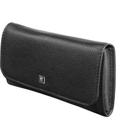 ZWILLING 5-Piece Manicure Set - Premium Nail Care & Pedicure Kit | Black Cowhide with Snap Fastener - Buy Online on GoSupps.com