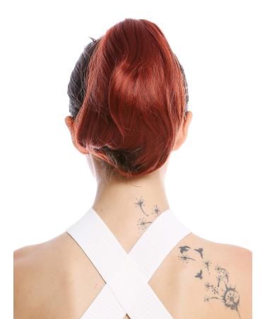 WIG ME UP - N869-V-350 hairpiece braid ponytail short straight red copper 20 cm