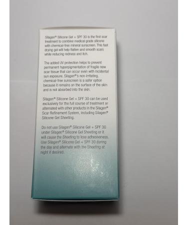 Silagen Silicone Gel with SPF | 0.50 oz | Scar Treatment | Sunscreen Protection | 0.29 lbs - Buy Online on GoSupps.com