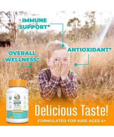Organic Vitamin C & Magnesium Gummies Bundle for Kids by MaryRuth's | Immune Support & Overall Health | Stress Relief and Gut Health - Buy Online on GoSupps.com