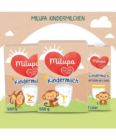 Milupa Milumil Children's Milk 2+ | Toddler Growth Formula 5x550g Powder - Supports Natural Development - Buy Online on GoSupps.com