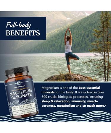 Magnesium Glycinate 400mg (120ct) & Magnesium Citrate 500 MG (60ct) | High Absorption Calm Relaxation Digestion & Muscle Support | Non-GMO Vitamin and Mineral Bundle - Buy Online on GoSupps.com