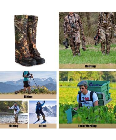 Ueasy Waterproof Leg Gaiters for Outdoor Activities | Anti-Tear Oxford Fabric | Men and Women | Ideal for Hiking, Hunting, Snow Skiing | G7KL - Buy Online on GoSupps.com
