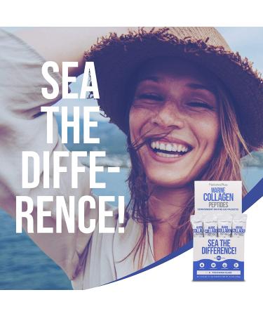 Nature's Plus Marine Collagen Peptides - 20 Stick Packets (0.43 oz each) | Boost Skin & Joint Health - Buy Online on GoSupps.com