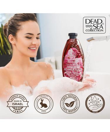 Dead Sea Collection Bubble Bath for Women and Men - with Cherry Blossom Oil and Pure Minerals - Nourishing and Moisturizing Skin - Pack of 2 (2000 ml) - Buy Online on GoSupps.com