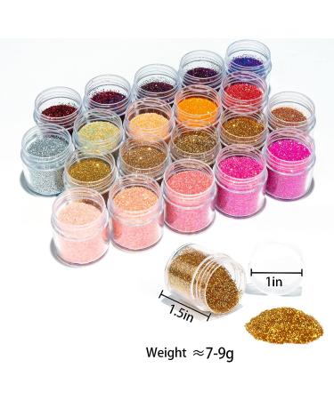 35g Fine Glitter Set - Gold, Silver, Holographic Colors for Makeup, Nails, Arts & Crafts - Buy Online on GoSupps.com