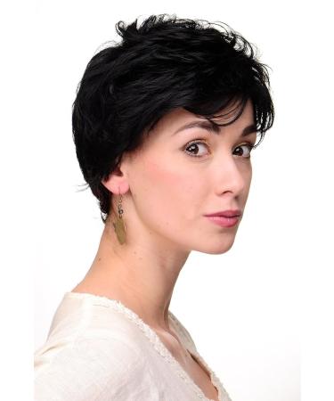 WIG ME UP Cool Short Black Ladies Wig WH9283-1B - Trendy Wild Style for Fashionable Looks - Buy Online on GoSupps.com