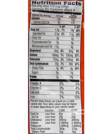Corn Nuts Nacho Flavored Snack 4 Ounce (Pack of 12) - Salted Crunchy Snack - Buy Online on GoSupps.com
