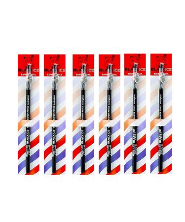 Black Ice Spray Barber Pencil (Black) - 12 pieces - Buy Online on GoSupps.com