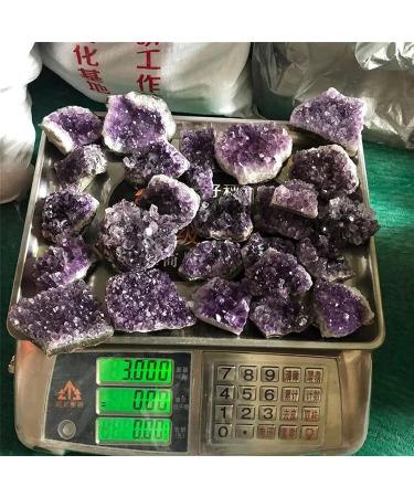 Amethyst Rough Stone Small Size feng Shui Purple Crystal Cluster Quartz Amethyst Cluster gifte 1pcs 40-60mm - Buy Online on GoSupps.com