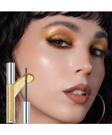 lyanny Mascara paillettes pour cils mascara scintillant paillettes diamant es mascara pour cils scintillants anti-taches cils color s pour femmes et filles 2# - Buy Online on GoSupps.com
