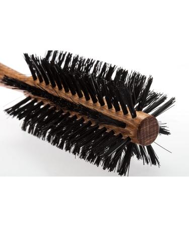 Nippes Solingen Round Brush 8 Terhig 48mm | Premium Horsehair & Nylon Bristle | Beech Wood Handle | Ideal for Curls & Waves Styling - Buy Online on GoSupps.com