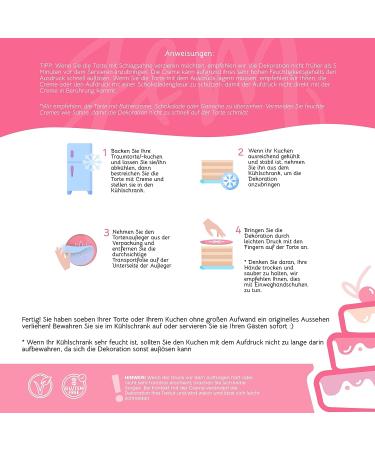 J & M Deco Edible Cake Topper - Dino Motif Birthday Decoration - Fondant Cake Toppers - 20cm Dinosaur Theme - Perfect for Celebrations - Buy Online on GoSupps.com