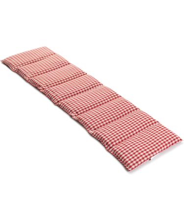 Buy Rapeseed Pillow 75x20cm - Large 8-Chamber Heat Pad | Red-White Grain Pillow for Relaxation & Relief - Buy Online on GoSupps.com