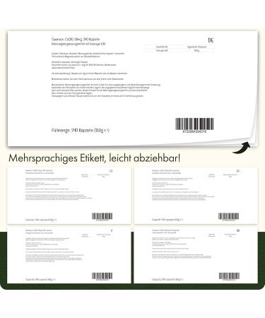 Swanson CoQ10 30mg - High Dosage Ubiquinone 240 Capsules Laboratory Tested Soy-Free Gluten-Free Non-GMO - Optimized for Energy & Heart Health - Buy Online on GoSupps.com