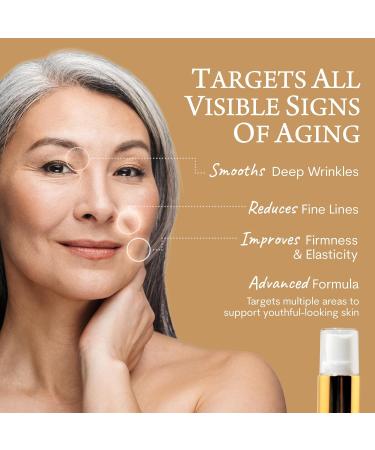 Biologic Sta-Tight Anti Aging Serum Smoothing Face Serum for Women for Wrinkles and Fine Lines Around Eyes Mouth & Forehead - Lifting & Firming Formula 0.5 Fl Oz 0.5 Fl Oz (Pack of 1) - Buy Online on GoSupps.com