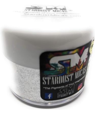 STARDUST MICAS Silver Pearl Mica Flake - Metallic Silver Pigment for Resin Making, Biodegradable Glitter, Cosmetic Grade Mica Chunk - 10g Jar - Buy Online on GoSupps.com