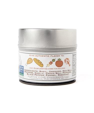 Gustus Vitae Taste of Tuscany Gourmet Seasoning - Non GMO Artisanal Spices Blend | Magnetic Tin | Crafted in Small Batches - Buy Online on GoSupps.com