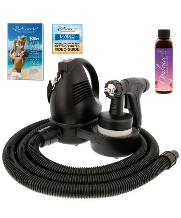 Belloccio Premium T75 Sunless Turbine Spray Tanning System  FREE 4 oz. Opulence Tanning Solution & FREE User Guide Video Link
