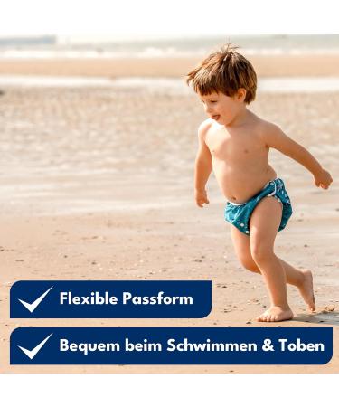 Buy Neufeld Reusable Swimming Diaper for Babies - Free Bag & E-Book Included | Funny Sharks Design Size L (Up to 22kg) - Ideal for International Shipping - Buy Online on GoSupps.com