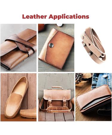Full Grain Vegetable Tanned Leather Cowhide 8-9 oz 2PCS 6x12 for Tooling & Carving - Buy Online on GoSupps.com
