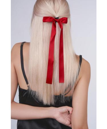 Hair Scrunchie Ladies Girls Hair Band Soft Rubber Removable Band (Red) - Buy Online on GoSupps.com