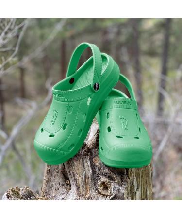 NUUSOL Unisex McCall Clog - Non-Slip Hiking Footwear for Plantar Fasciitis | Soft Lightweight Comfortable with Arch Support - Sage Green Sizes 6W/5M - Buy Online on GoSupps.com
