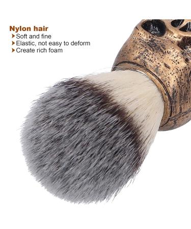Unique Skull Vintage Handle Shaving Brush for Men Effortless Lathering & Stylish Grooming - Buy Online on GoSupps.com