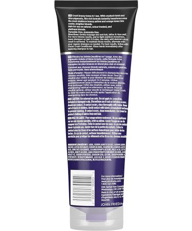 John Frieda Violet Crush Intense Brass Fighting Duo Intense Purple Shampoo + Conditioner Set with crushed violet pigments | Hair Toner for Brass in natural colour-treated and platinum blonde hair - Buy Online on GoSupps.com