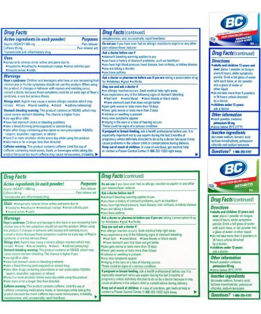 BC Powder Fast Pain Relief with Arthritis Support 50 Count - Aspirin (NSAID) & Caffeine - Buy Online on GoSupps.com