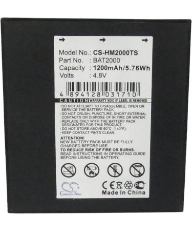High-Performance 4.8V Replacement Battery for HME COM 2000 | BAT2000 - 1200mAh International Shipping - Buy Online on GoSupps.com