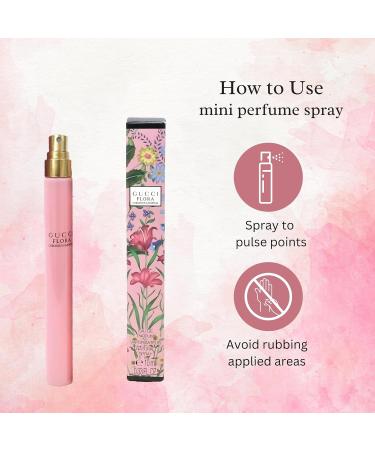 Gucci Flora Gorgeous Gardenia Perfume for Women Travel Spray EDP 0.33 Fl oz 0.33 Fl Oz (Pack of 1) - Buy Online on GoSupps.com