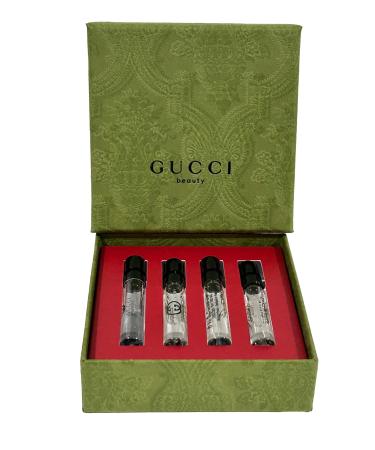 Gucci GUILTY Sample Perfume MEN GIFT SET Guilty Pour Homme EDT Guilty Parfum 2 x Guilty Pour Homme - 1.5 ml / 0.05 oz - set of 4 spray samples (9094)