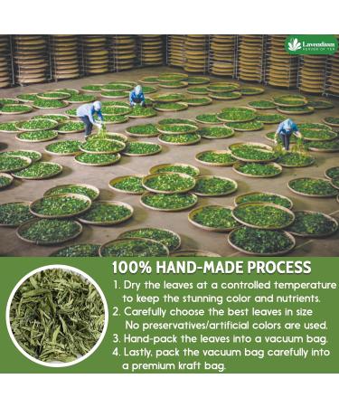 Lavendium 300+ Natural Stevia Leaves Whole Dried Leaves 100% Pure Stevia Dried Leaves Stevia Leaf Tea Zero Calorie Sweetener No Additives No Caffeine Vegan - Buy Online on GoSupps.com