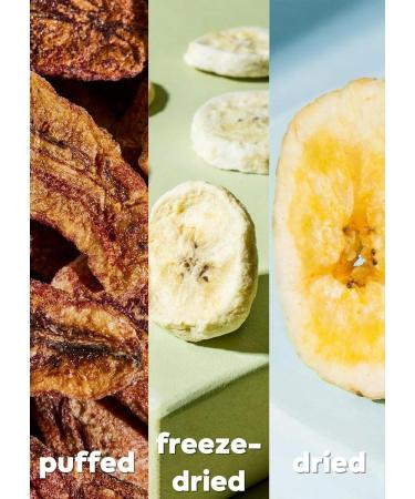 KoRo - Organic puffed bananas 500 g - No added sugar - Particularly crunchy - Sweet taste - 100% fruit pleasure - Buy Online on GoSupps.com