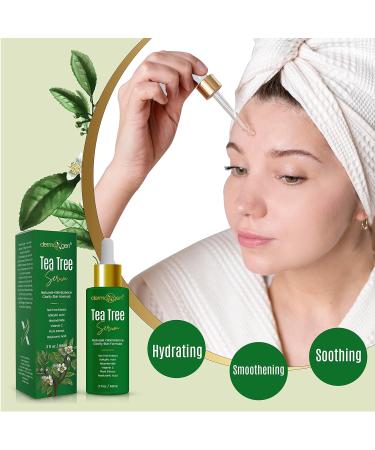 DERMAXGEN Instant Face Lift Cream & Tea Tree Serum Lightweight Skincare Duo with Botanical Ingredients for a Smoother Refreshed Look - Buy Online on GoSupps.com