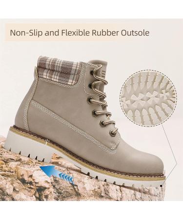 KKYC Women's Hiking Boots - Outdoor Non Slip Casual Boot in Desert Taupe - Size 8.5 - Buy Online on GoSupps.com