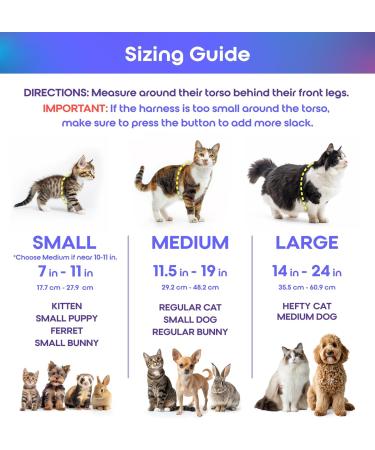 Furee Dog Harness for Cats Small Dogs & More | Adjustable Lightweight Anti-Flop for Maximum Mobility - Buy Online on GoSupps.com