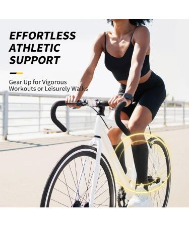 Cambivo 8 Pair Compression Stockings for Men & Women | 8-15 mmHg Support Socks for Running Work & Travel | Comfortable Daily Wear (S-M) - Buy Online on GoSupps.com