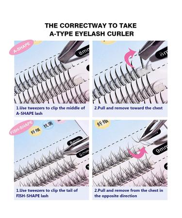 BlueSmurfs Mini Individual Fairy Eyelash Extensions - Fluffy DIY Natural Faux Mink False Lashes Multipack (170 Mini Clusters) - Bottom Lashes Included -001 - Buy Online on GoSupps.com