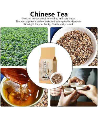 Burdock Root Tea 30 Bags 150g Chinese Organic Herbal Tea with Corncob Filter Paper Arctium Lappa Herbal Tea Gift for Family Friends - Buy Online on GoSupps.com