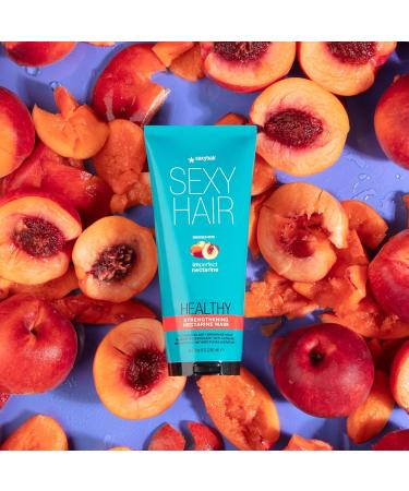 SEXYHAIR Healthy Imperfect Fruit Strengthening Mask | Anti-Breakage Treatment for Fine to Medium Hair | 6.8 oz Nectarine - Shop Internationally - Buy Online on GoSupps.com