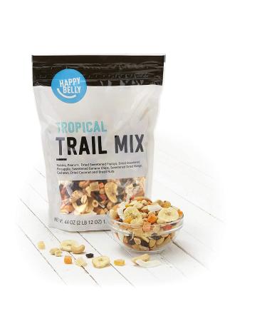 Happy Belly Tropical Trail Mix - 44 oz (2.75 lb) - Amazon Brand - Pack of 1 - Buy Online on GoSupps.com
