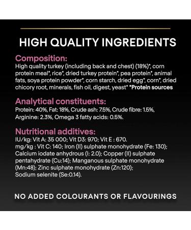 PRO PLAN Adult 1+ DELICATE DIGESTION Rich in Turkey Dry Cat Food 3kg - Buy Online on GoSupps.com