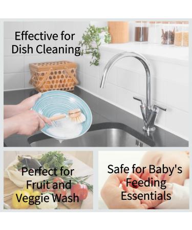 Eco-Friendly Dish Washing Bar Soap - Vegan Fruit & Veggie Wash Safe for Babies Zero Waste Natural Ingredients | Oatmeal - Buy Online on GoSupps.com
