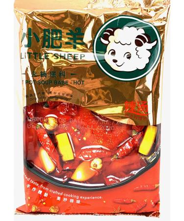 Little Sheep Hot Pot Soup Base Combo Set - Clear Broth & Spicy (4 Pack) with Dipping Sauce and Strainer Ladles - Buy Online on GoSupps.com