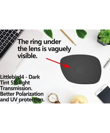 Littlebird4 1.5mm Polarized Replacement Lenses for Oakley Oil Rig Sunglasses - Silver Mirror Options - Buy Online on GoSupps.com