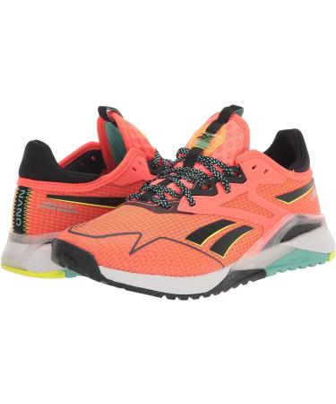 Reebok Women's Nano X2 Tr Adventure Cross Trainer 7.5 - Orange Flare/Black/Yellow - Buy Online on GoSupps.com