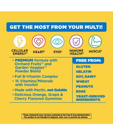 Nature's Way Alive! Men's Premium Gummy Multivitamin - Full B Vitamin Complex, 75 Gummies - Buy Online on GoSupps.com