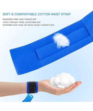 Hooyyene Anti Lost Wrist Link for Toddlers - Safety Toddler Leash for Kids - Children's Wristband for Outdoor Family Travel (Blue 8.2ft) - Buy Online on GoSupps.com